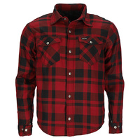 ARGON Savage Flanno Jacket Black Red