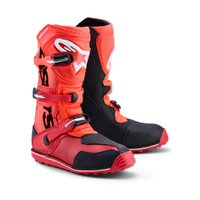 Alpinestars Boots MX27 Tech T Trials Fluro Red Black Bright Red 
