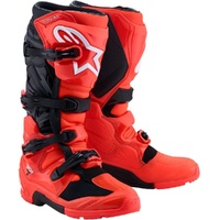 Alpinestars Boots MX27 Tech 7 Enduro Fluro Red Black 