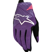 Alpinestars Gloves MX27 Radar Pro Deep Purple Black 