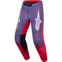 Alpinestars Pants 2027 Supertech Hiten AFD Graystone Red Fluo Light Lilac 