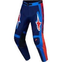 Alpinestars Pants 2027 Racer Hunt Strong Blue Deep Blue Fire Red 