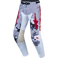 Alpinestars Pants 2027 Racer Air Lone Gray Camo White Fire Red 
