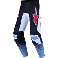 Alpinestars Pants 2027 Fluid Drag Black White Light Blue Red Fluo 