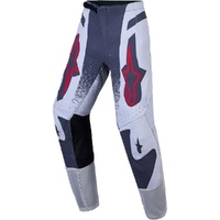 Alpinestars Pants 2027 Youth Supertech Swan Light Lilac Dark Gray Red Fluo 