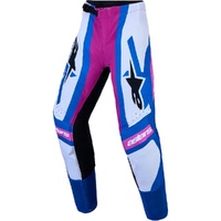Alpinestars Pants 2027 Youth Supertech Maven White Hot Coral Blithe Blue 