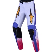 Alpinestars Pants 2027 Youth Fluid Drag Light Lilac Blue Iris Gold 
