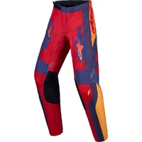 Alpinestars Pants 2027 Youth Fluid Hunt Fire Red Graystone Hot Coral 