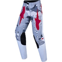 Alpinestars Pants 2027 Youth Fluid Lone Gray Camo White Fire Red 