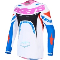 Alpinestars Jersey 2027 Supertech Dyna White Blithe Blue Black Purple 