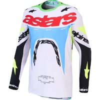 Alpinestars Jersey 2027 Supertech Dyna Light Lilac Green Fluo Black 