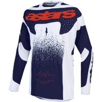 Alpinestars Jersey 2027 Techstar Swan Light Lilac Dark Gray Red Fluo 
