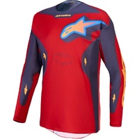 Alpinestars Jersey 2027 Racer Hunt Fire Red Graystone Hot Coral 
