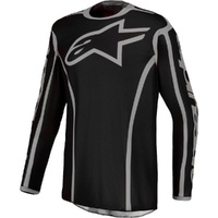 Alpinestars Jersey 2027 Fluid Apex V2 Black Silver 