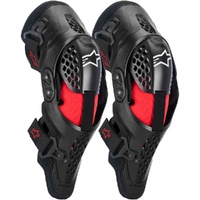 Alpinestars Knee Guards Sx1 Plasma Black Red Cool Gray 