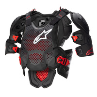 Alpinestars A10 V2 Full Chest Protector Anthracite Black Red 