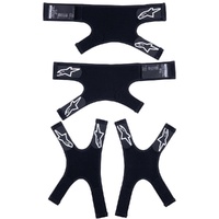 Alpinestars RK10 Straps Set Pair Black White 