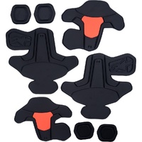 Alpinestars RK7 Frame/Hige Padding Set Pair Upper & Lower Black White 
