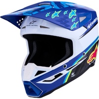 Alpinestars Helmet SM3 Falcon ECE06 Blue White Black Pink Fluo Yellow Fluo Glossy 