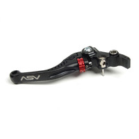 ASV C5 Clutch Lever for Kawasaki Z-750 2007-2012 (NOT Z-750S) (Shorty Black)