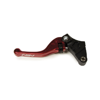 ASV F3 Clutch Lever for Kawasaki ZX-14/R 2006-2015 (Shorty Red)