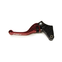 ASV F3 Clutch Lever for Kawasaki Z-750R 2011-2012 (Shorty Red)