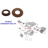 Bronco Crankshaft Seal Kit for Polaris FOREST 800 6X6 2015