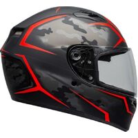 Bell Qualifier Stealth Camo Matt Black/Red Helmet