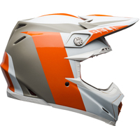Bell MOTO-9 Flex Division M/G White/Orange/Sand Helmet