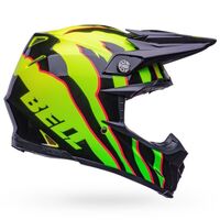 Bell MOTO-9S Flex Claw Black/Green Helmet