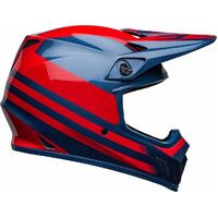 Bell MX-9 MIPS Disrupt True Blue/Red Helmet
