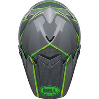 Bell MOTO-9S Flex Sprite Grey/Green Helmet