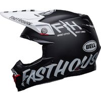Bell MOTO-9S Flex Fasthouse Flex Crew Matt Black/White Helmet