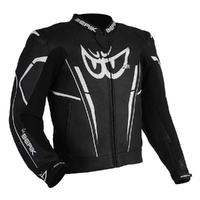 Berik Jacket Monza Leather Black/White
