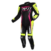 Berik Race Suit Sicily (1Pc) Black/Hi Vis/Pink