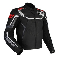 Berik Jacket Strada Leather Black/White
