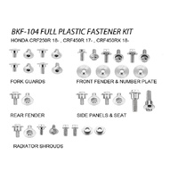 Accel Plastics Bolt Kit for Honda CRF450 RX 2018-2024