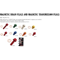 Accel Red Magnetic Sump Plug 58.MTP-01 R