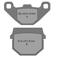 Pro X Front Brake Pads for Eton Viper 150 EXL 2005-2007