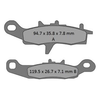 Pro X Front Brake Pads for Kawasaki KX85 2001-2025 63.37.106202