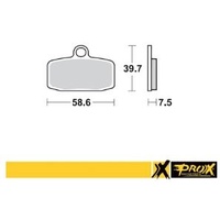 Pro X Brake Pads 63.37.160202