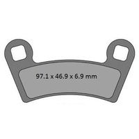 Pro X Front Brake Pads for Polaris 450 MXR Outlaw 2008-2010