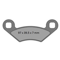 Pro X Front Brake Pads for Polaris Scrambler 400 4x4 1995-2002