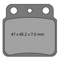 Pro X Rear Brake Pads for Suzuki LT-R 450 QuadRacer 2006-2011