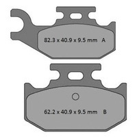 Pro X Rear Brake Pads for Yamaha YFM700R Raptor 2006-2012
