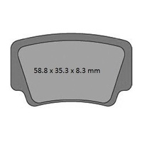 Pro X Rear Brake Pads for Ktm 505 SX ATV 2009-2010