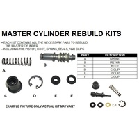 Psychic Front Brake Master Cylinder Rebuild Kit Kawasaki KLF400 BAYOU 1993-1999