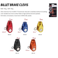 Accel Blue Billet Brake Clevis for Yamaha WR450 F 2003-2024