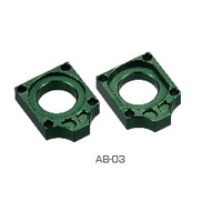 Accel Green Axle Blocks for Kawasaki KX250 2003-2008 87.AB-03