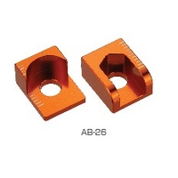 Accel Orange Axle Blocks for KTM SX65 2000-2015